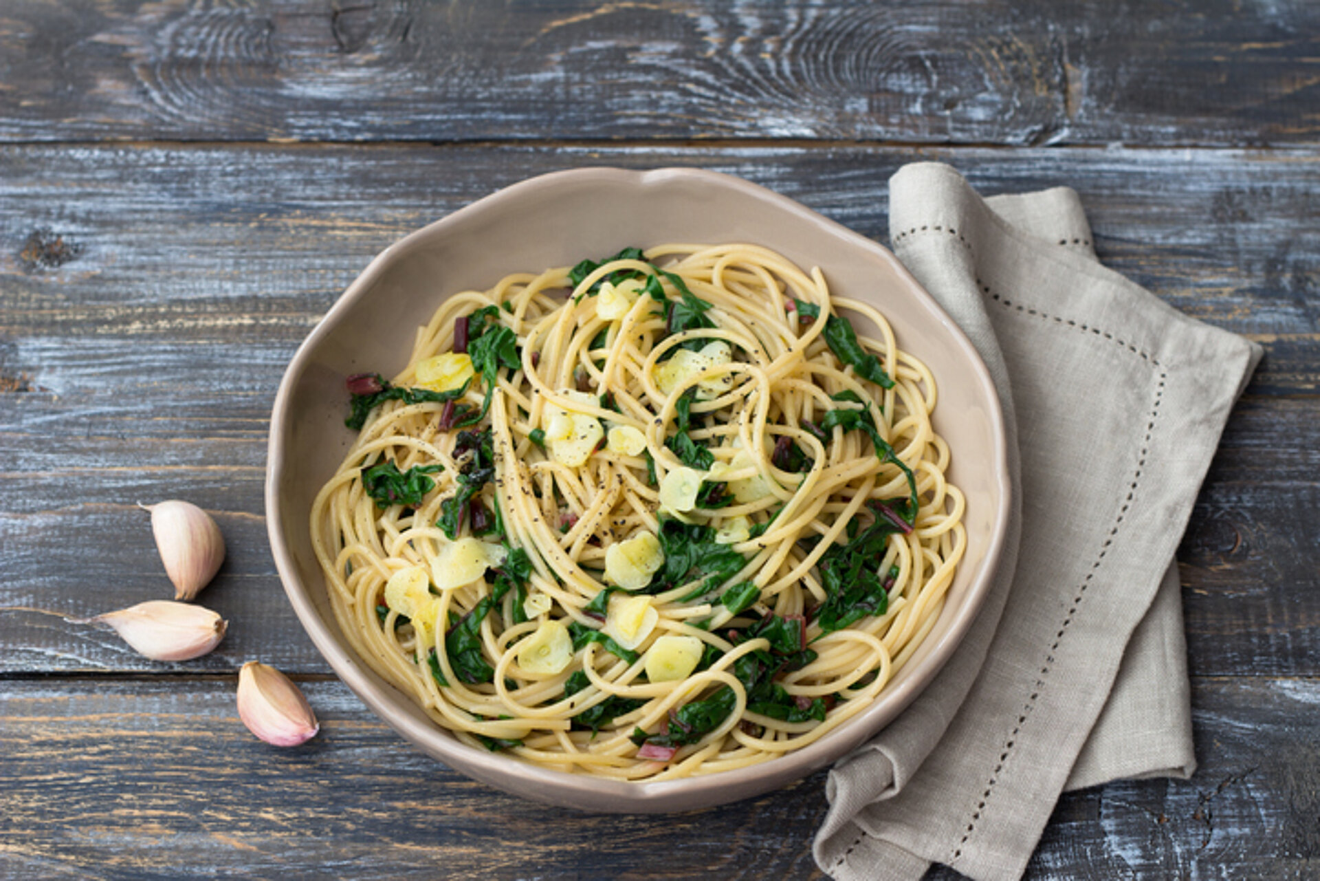 pasta met palmkool