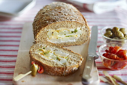 Brunchbrood met asperges & ei