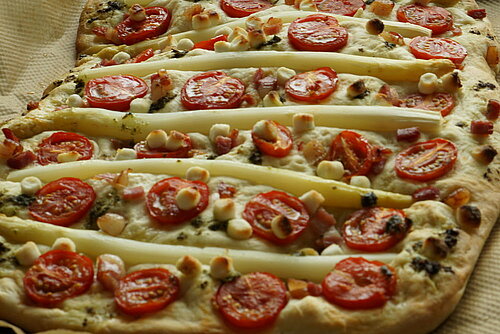 Aspergetomatenbrood