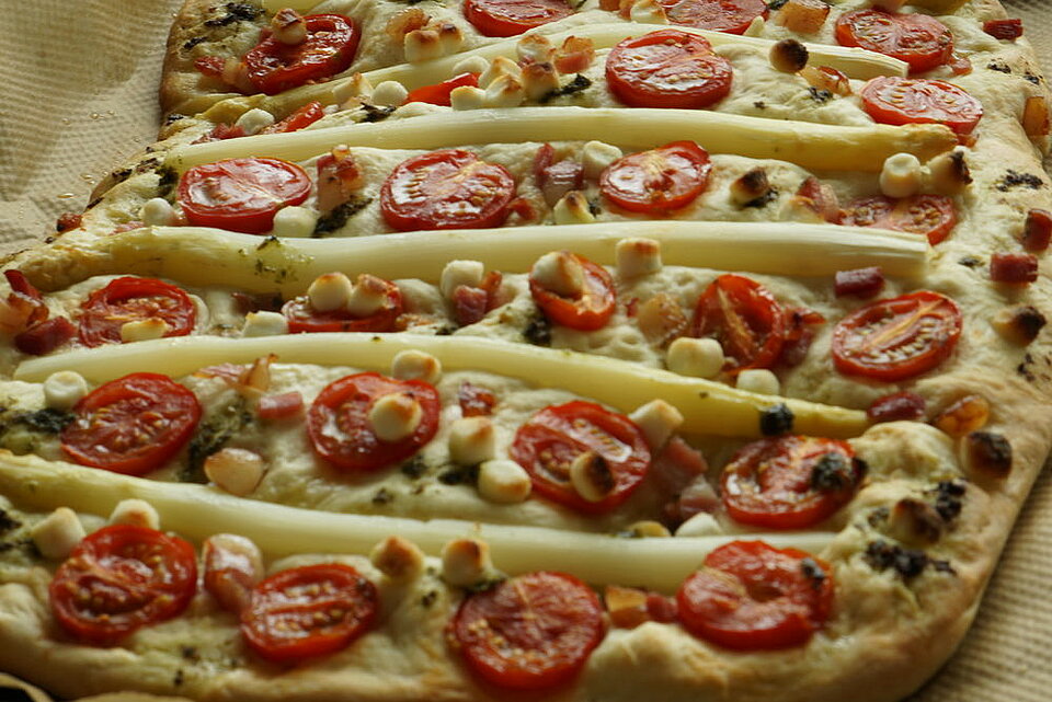 Aspergetomatenbrood