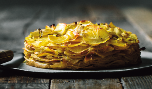 Aardappel-selderijtaart