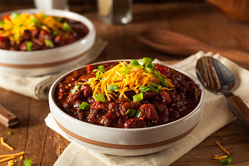 Chili sin carne met chocolade