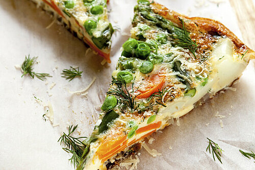 gezonde quiche fritatta met sardines gezonde quiche fritatta met sardines
