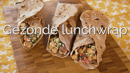 Gezonde lunchwrap