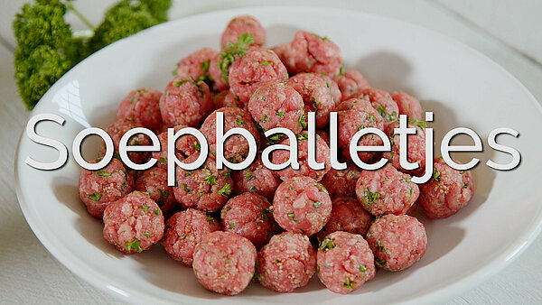 Still video hoe maak je soepballetjes