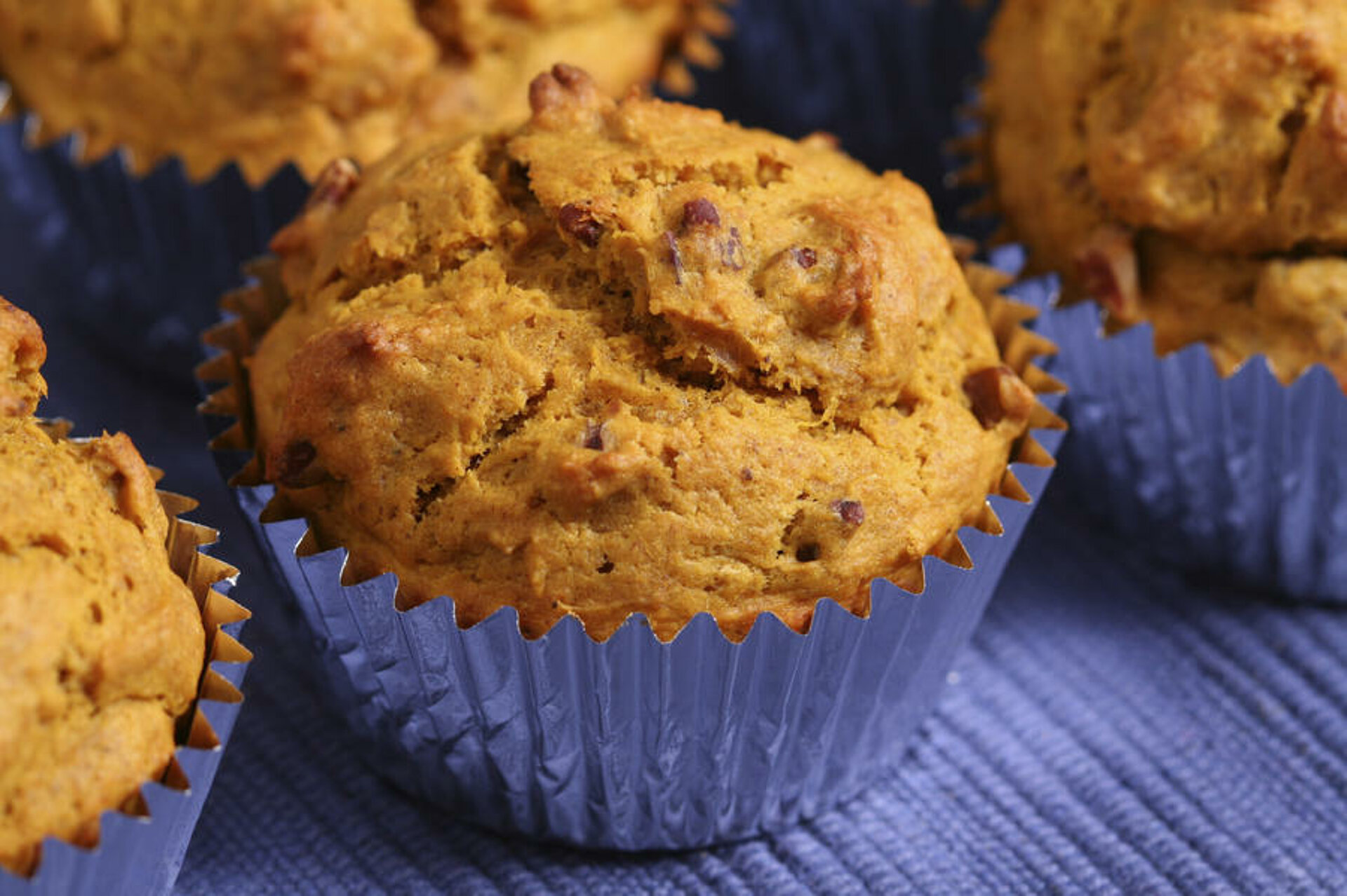Zoete aardappelmuffins