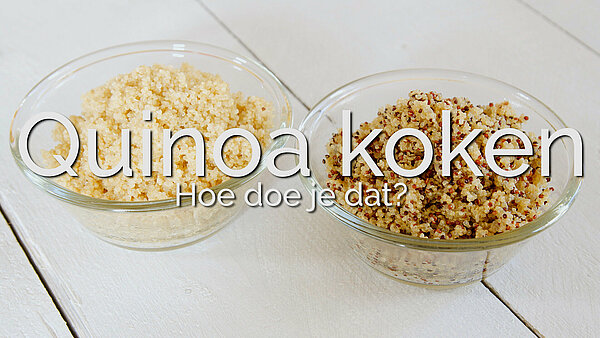 Zo bereid je quinoa