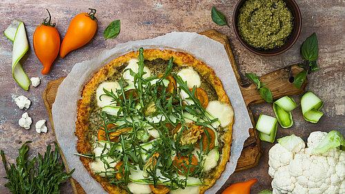 Hoe maak je bloemkoolpizza