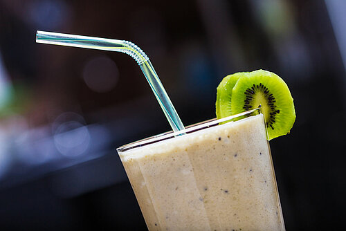 Gele kiwi powersmoothie