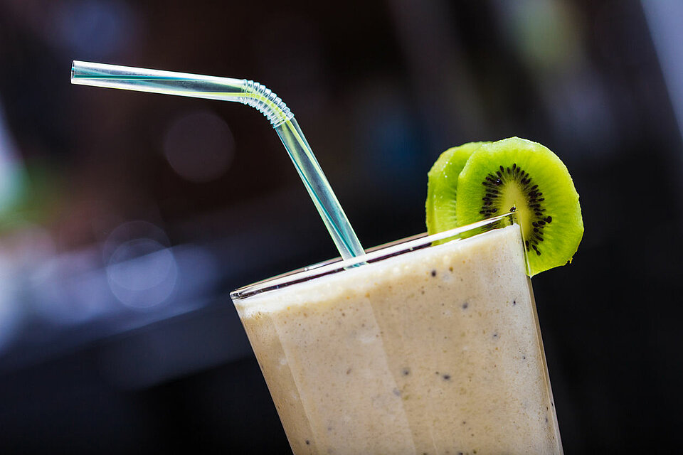 Gele kiwi powersmoothie