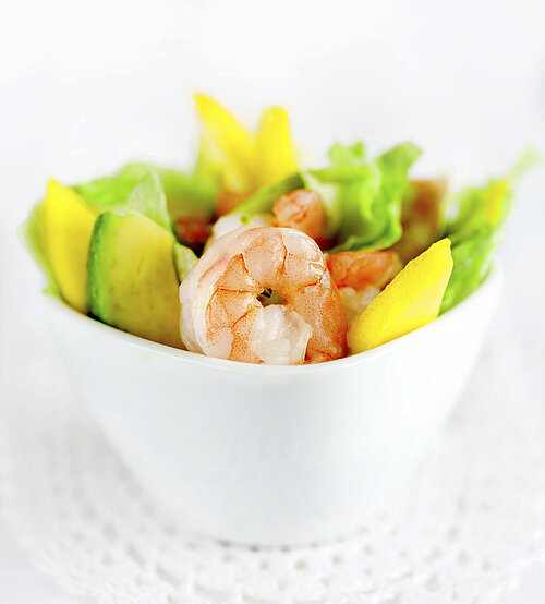 gezonde pure salade mango avocado