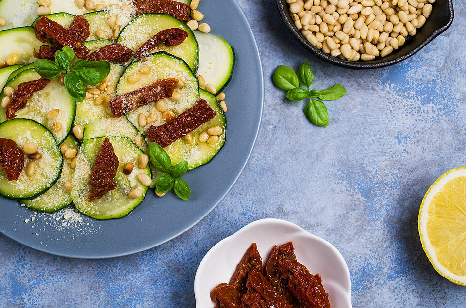 Courgette-carpaccio