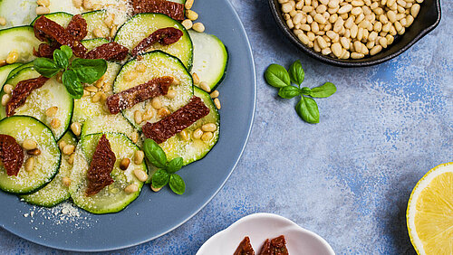 Courgette-carpaccio