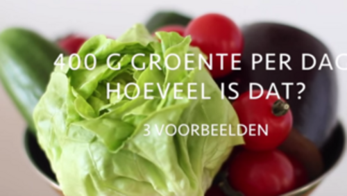 400 gram groenten per dag