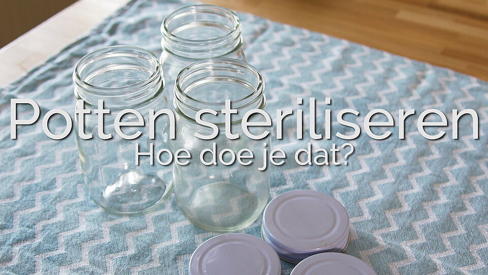 Potten steriliseren