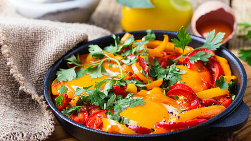 Shakshuka met puntpaprika's