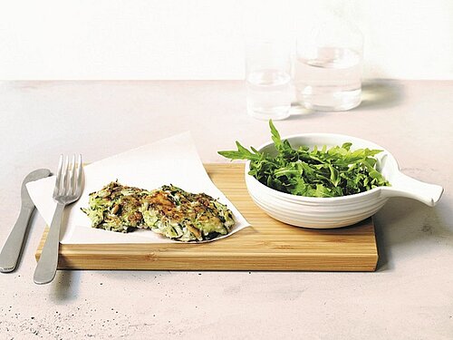 Courgettepannenkoekjes met feta