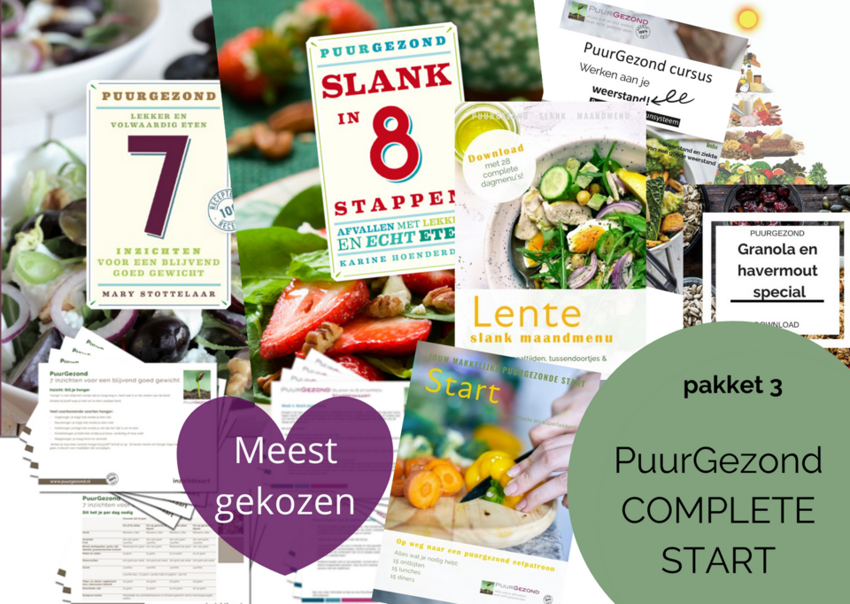Starten met Puurgezond eten: koop nu een startpakket