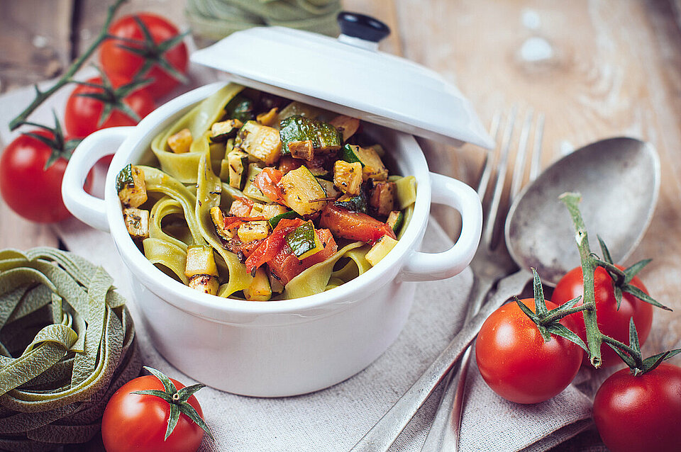 Snelle zomerse pasta