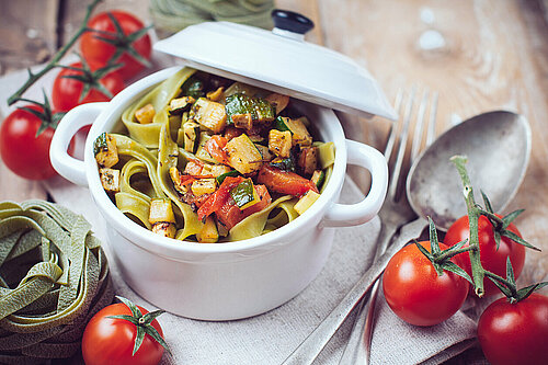 Snelle zomerse pasta