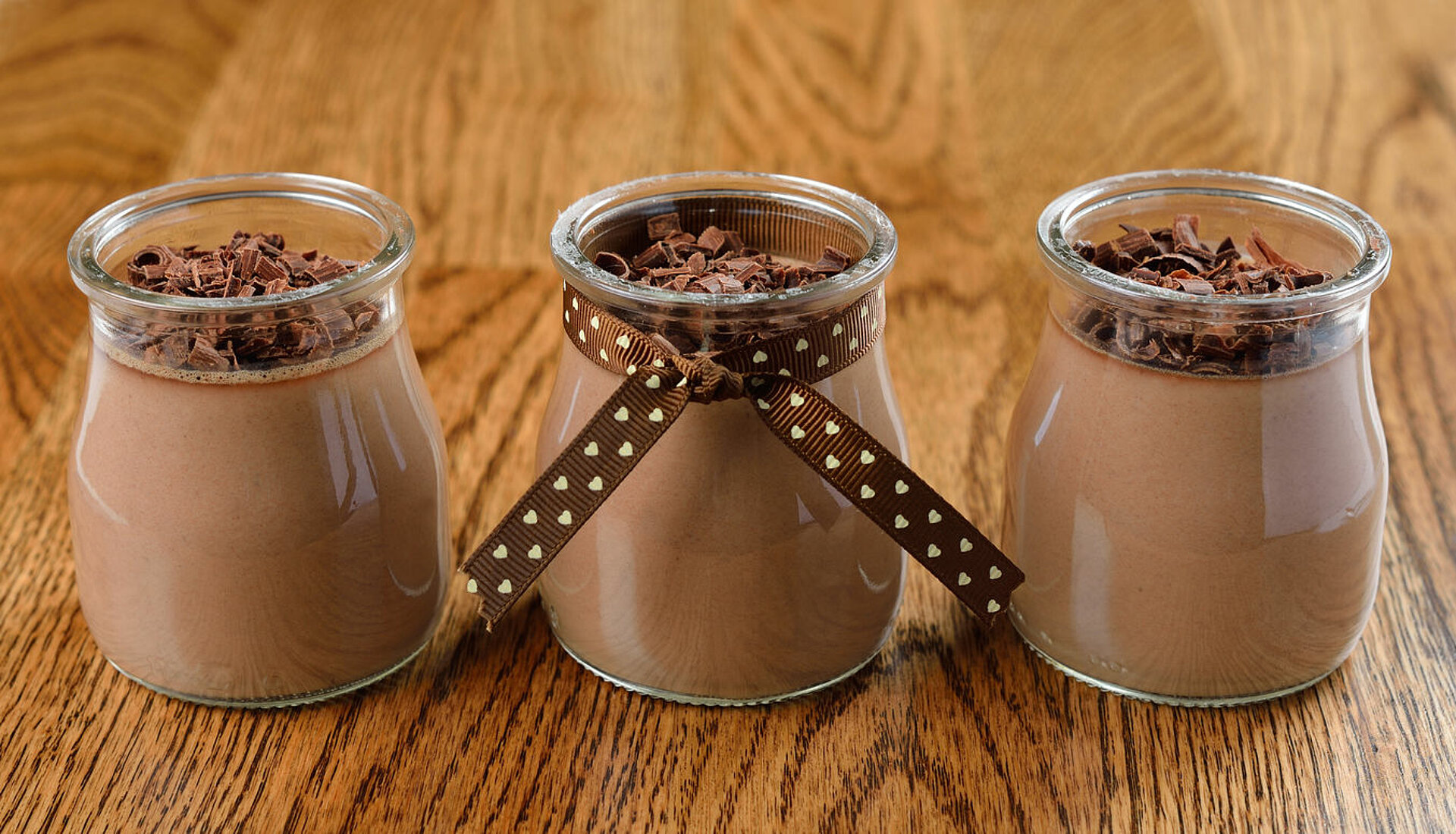 Panna cotta met chocolade Panna cotta met chocolade