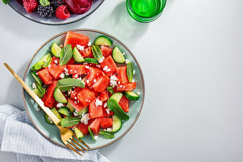 watermeloensalade: puurgezond in de zomer