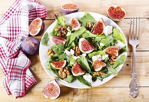 Vijgensalade met mozzarella
