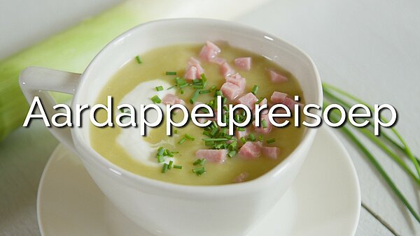 kom met aardappel-preisoep