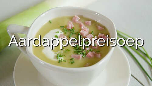 kom met aardappel-preisoep