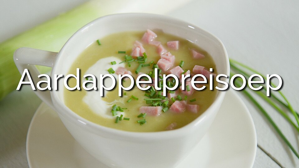 kom met aardappel-preisoep
