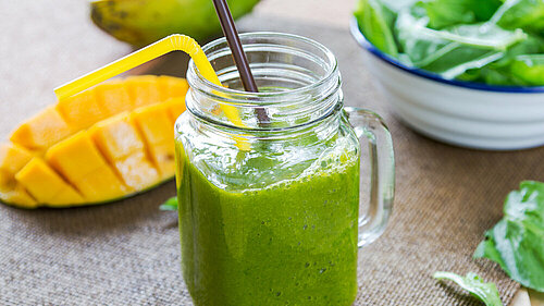 Mango-smoothie met spinazie