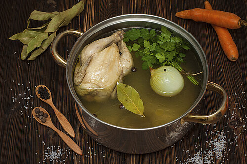 Kippenbouillon homemade gezond Kippenbouillon home made gezond