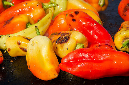 Gegrilde paprika