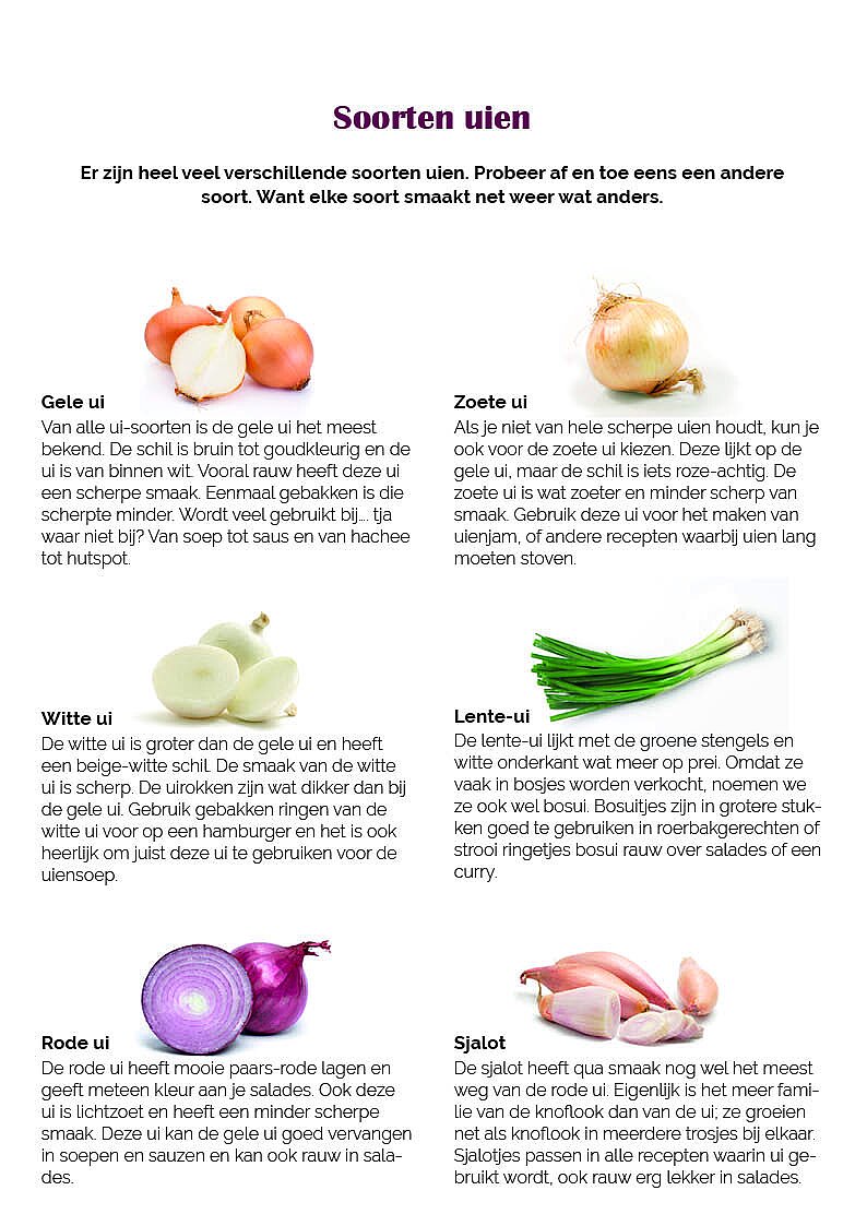Uien Sorten PuurGezond Uien special