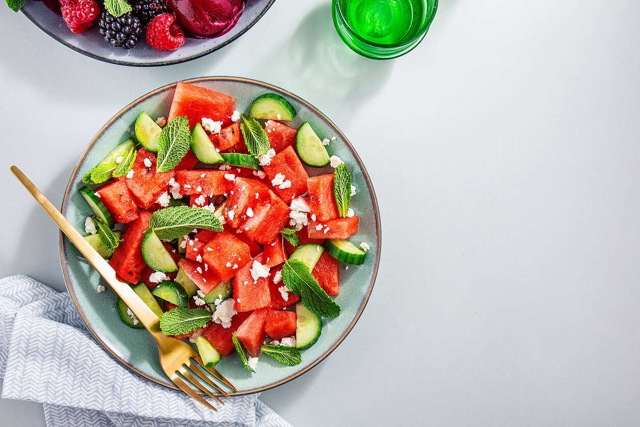 watermeloensalade: puurgezond in de zomer